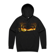 Black front flat lay