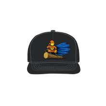 Black front flat lay