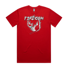 Red front flat lay