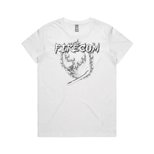 White front flat lay