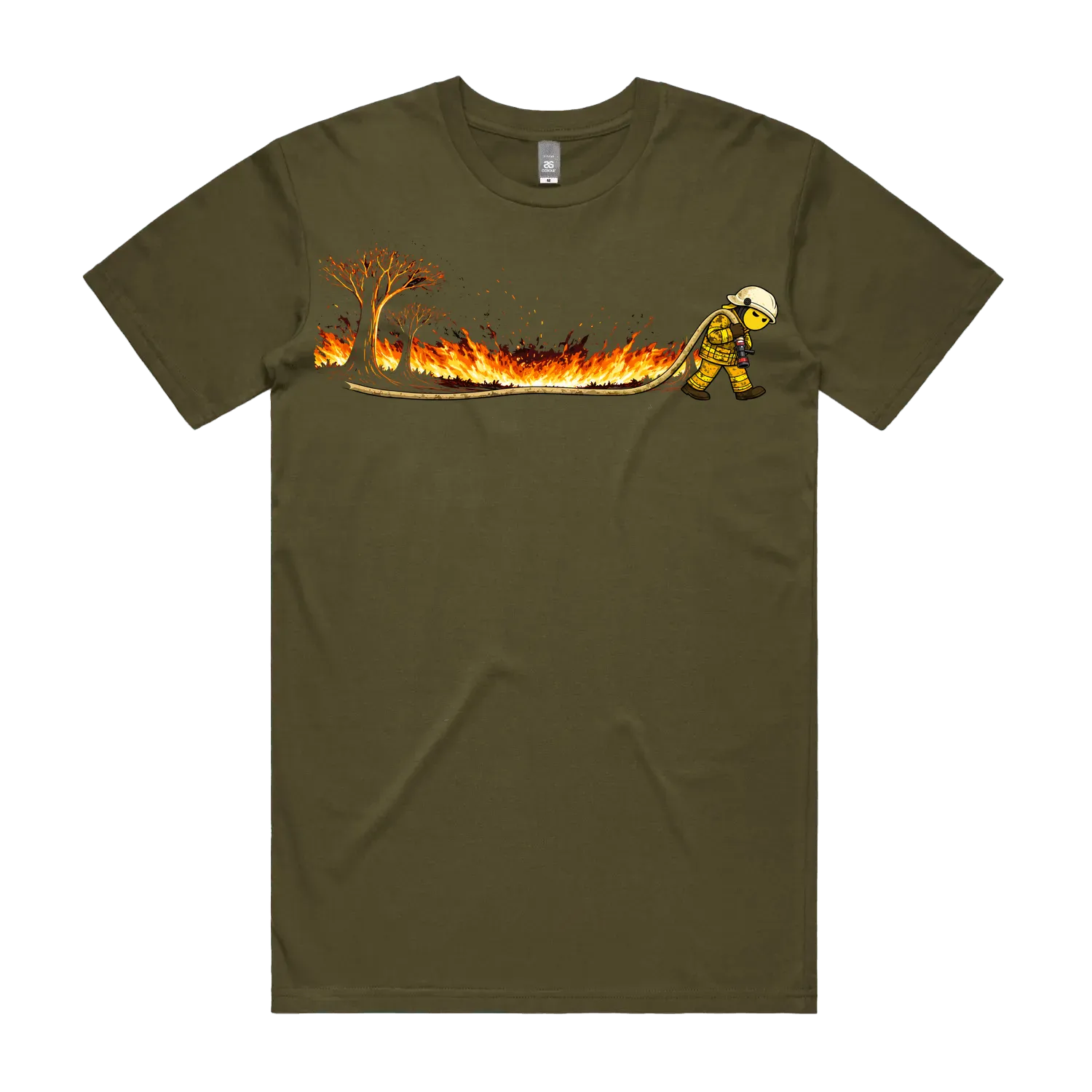 Army front flat lay