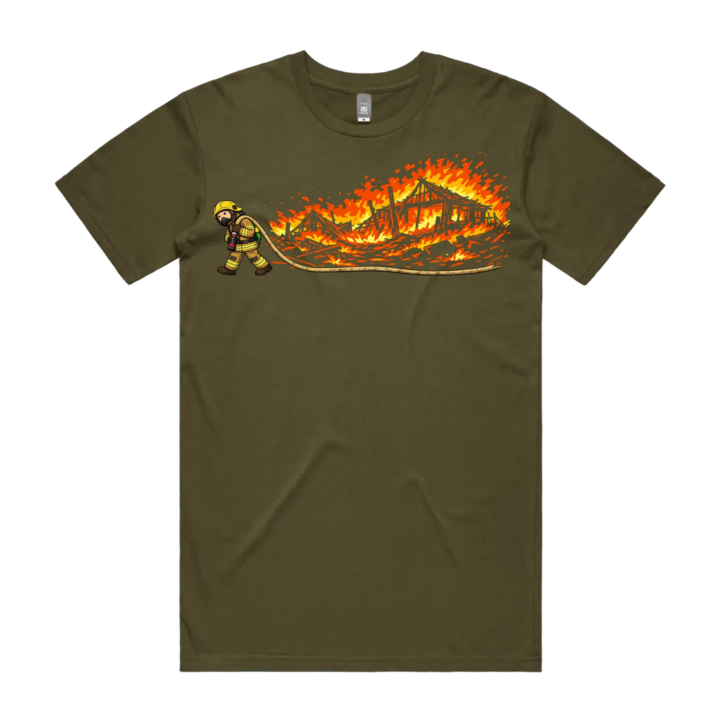 Army front flat lay