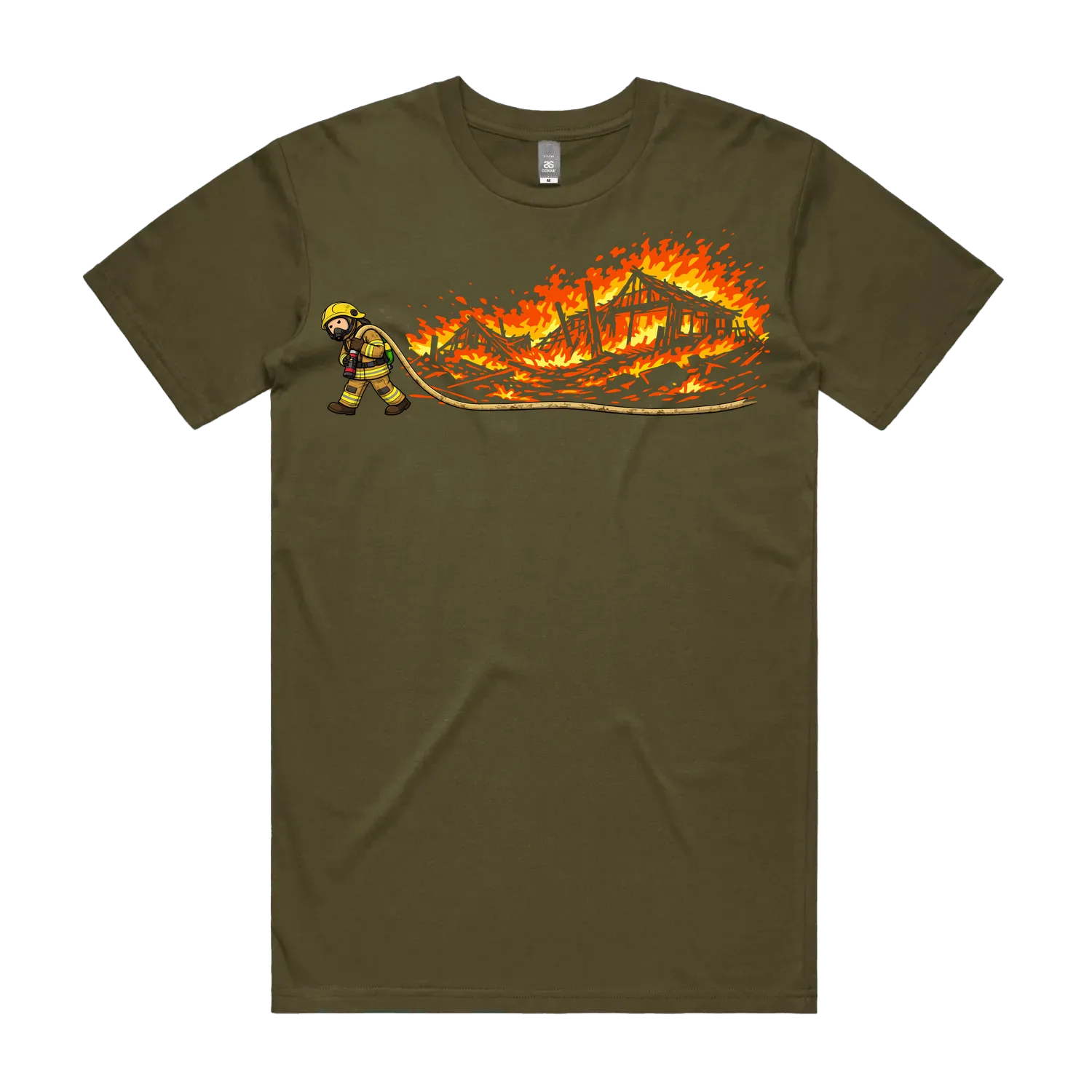 Army front flat lay