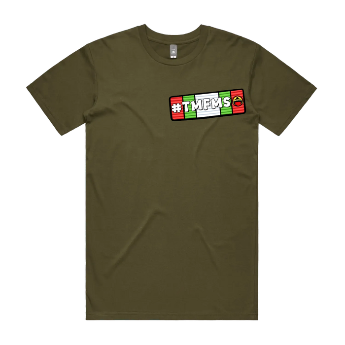 Army front flat lay