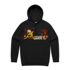 Black front flat lay