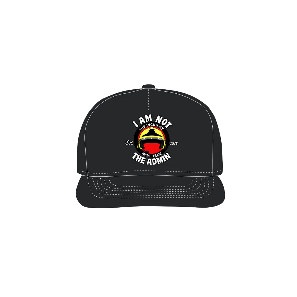 Black front flat lay