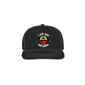 Black front flat lay