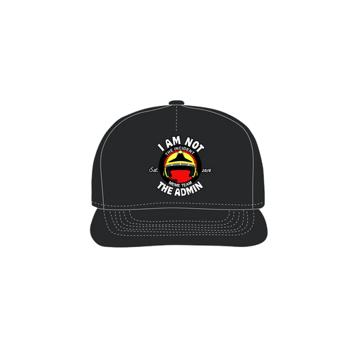 Black front flat lay