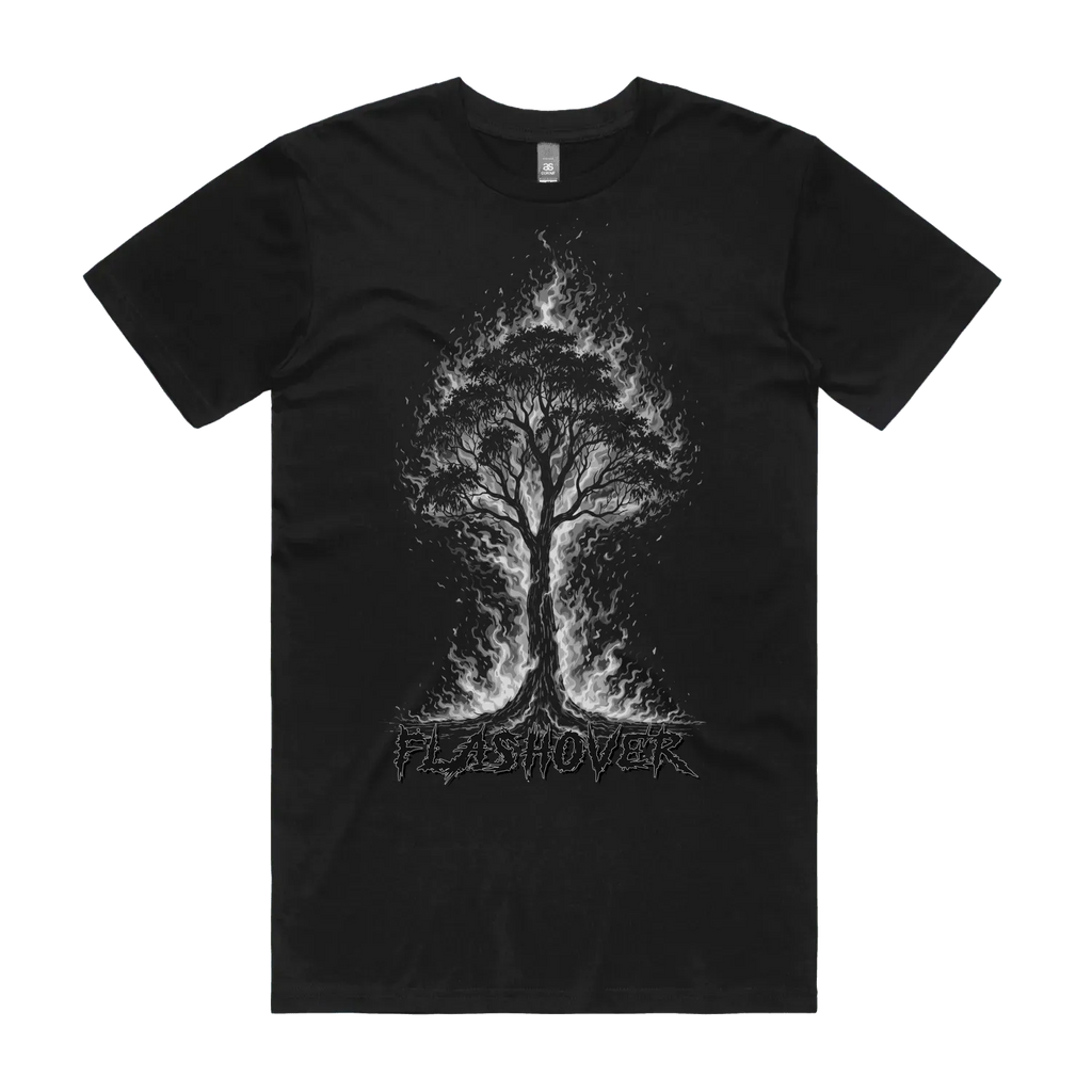 Black front flat lay
