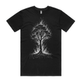 Black front flat lay
