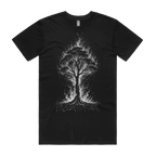 Black front flat lay