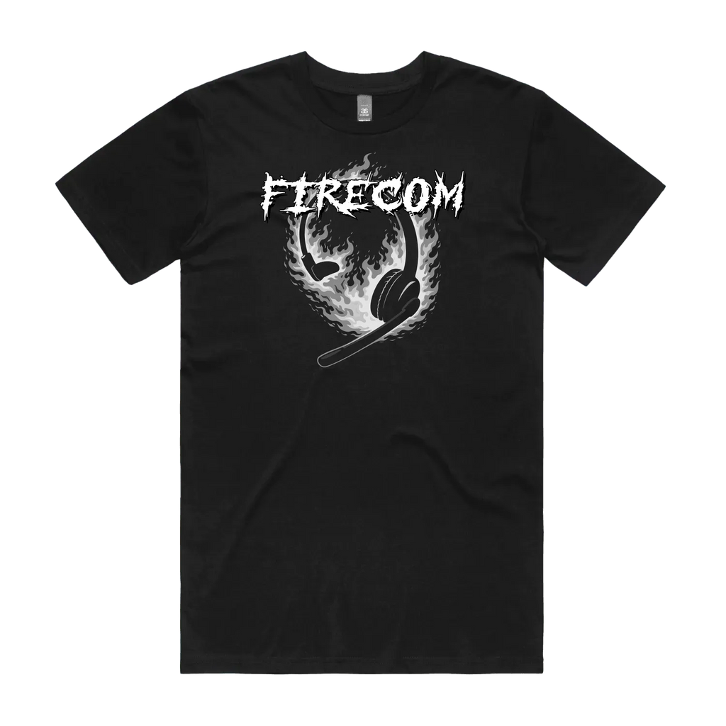 Black front flat lay