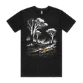 Black front flat lay