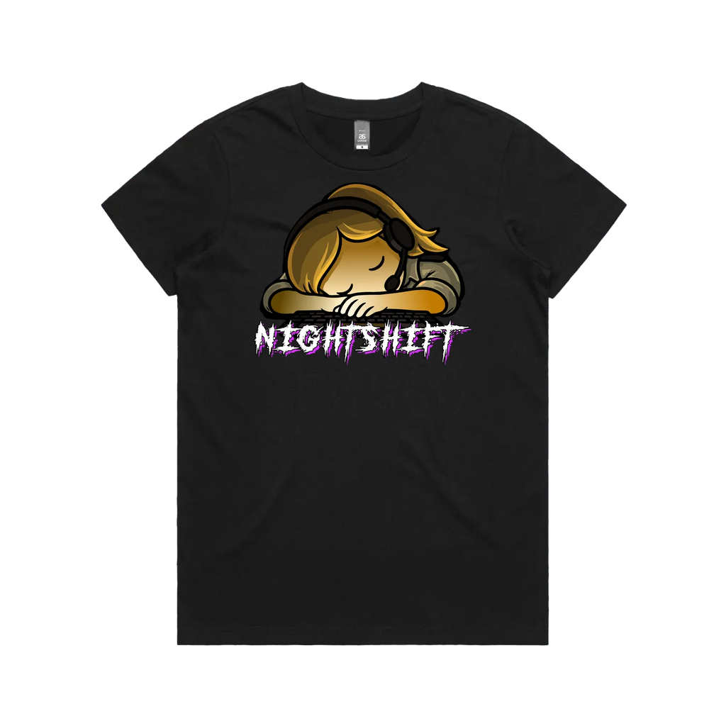 Black front flat lay