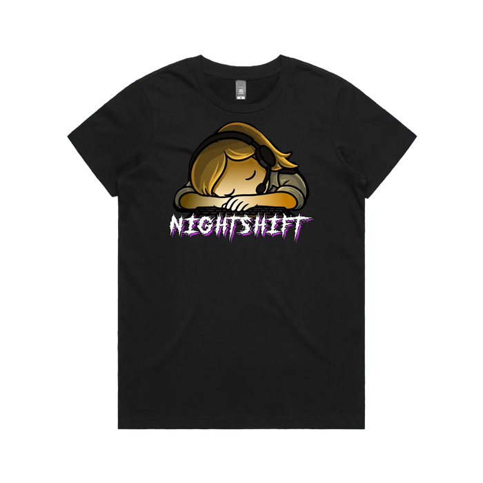 Black front flat lay