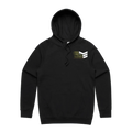 Black front flat lay