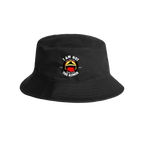 Black front flat lay