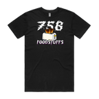 Black front flat lay