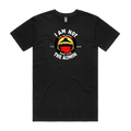 Black front flat lay