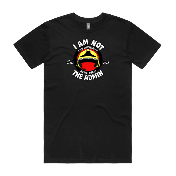 Black front flat lay
