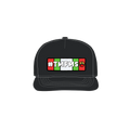 Black front flat lay