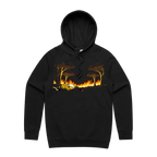 Black front flat lay