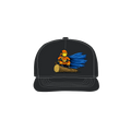 Black front flat lay