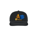 Black front flat lay