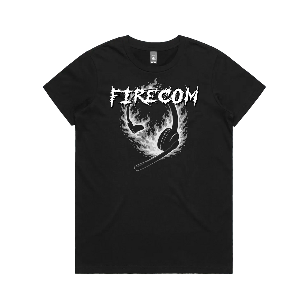 Black front flat lay