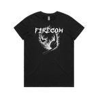 Black front flat lay