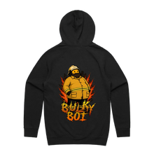 Bulky Boi hoodie, black back print