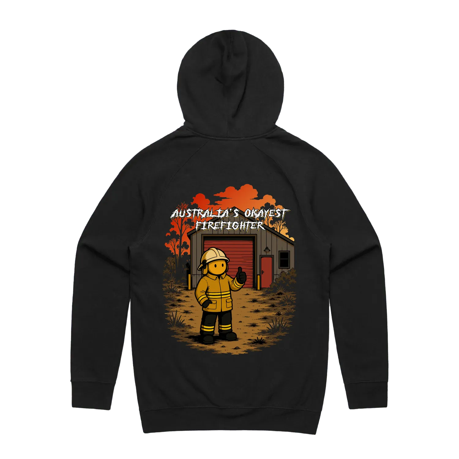 Australia's Okayest Firefighter - Rural Hoodie