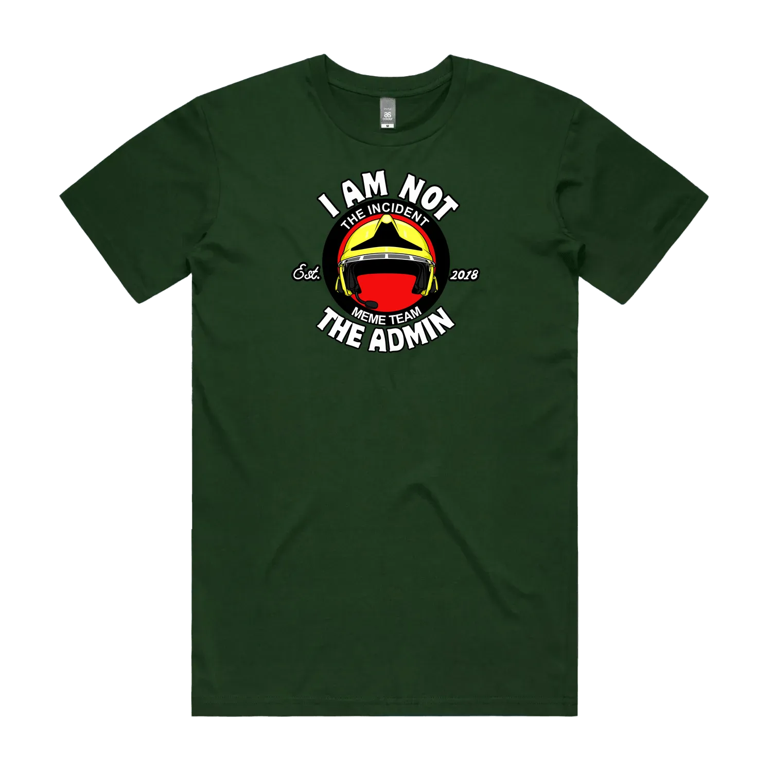 Forest Green front flat lay