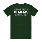 Forest Green back flat lay