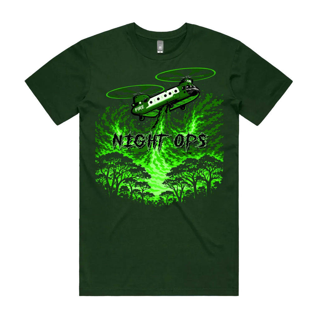 Forest Green front flat lay