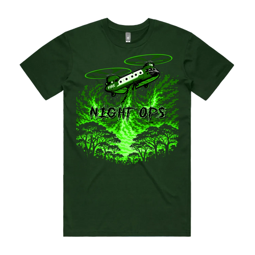 Forest Green front flat lay