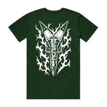 Forest Green back flat lay