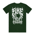 Forest Green back flat lay