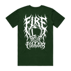 Forest Green back flat lay