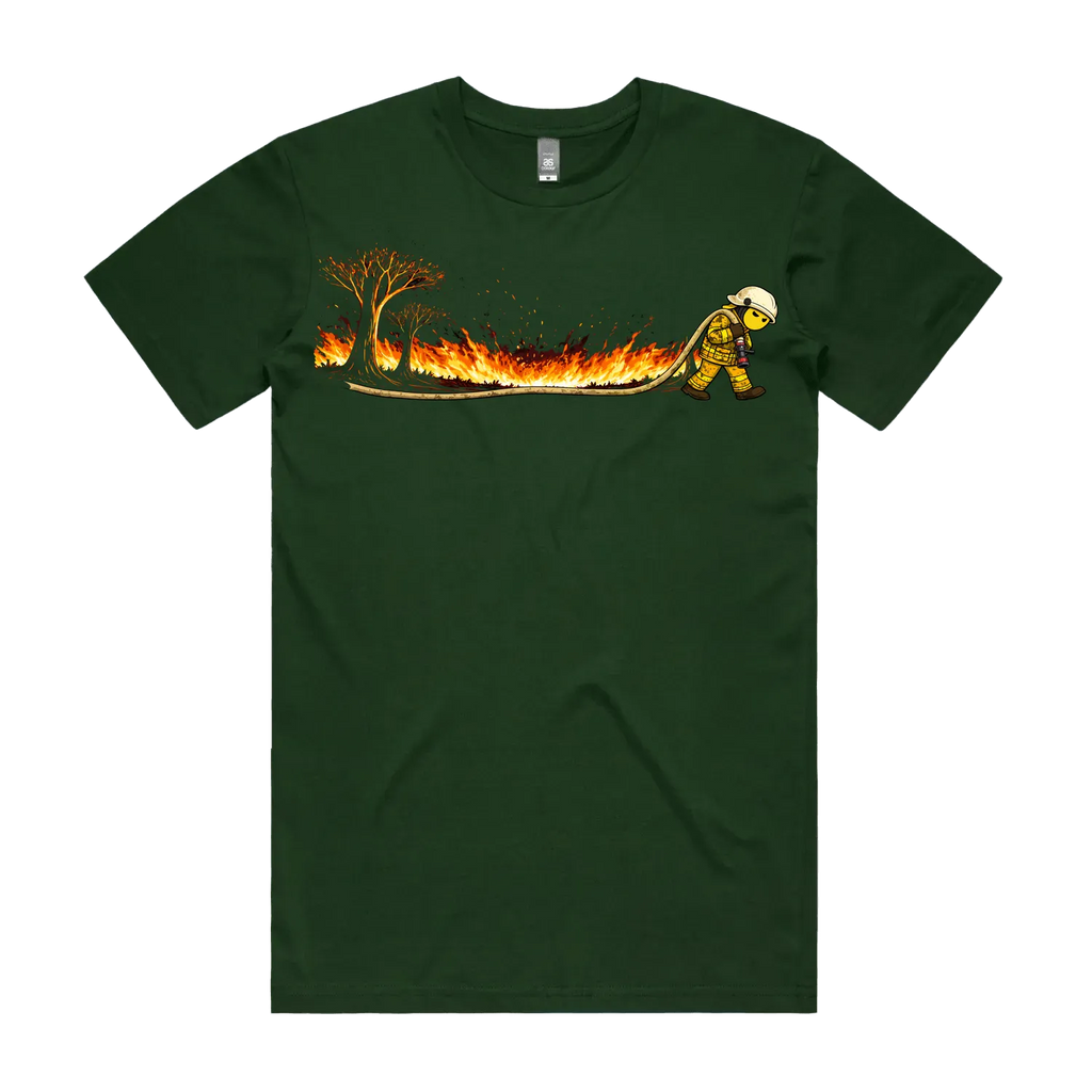 Forest Green front flat lay