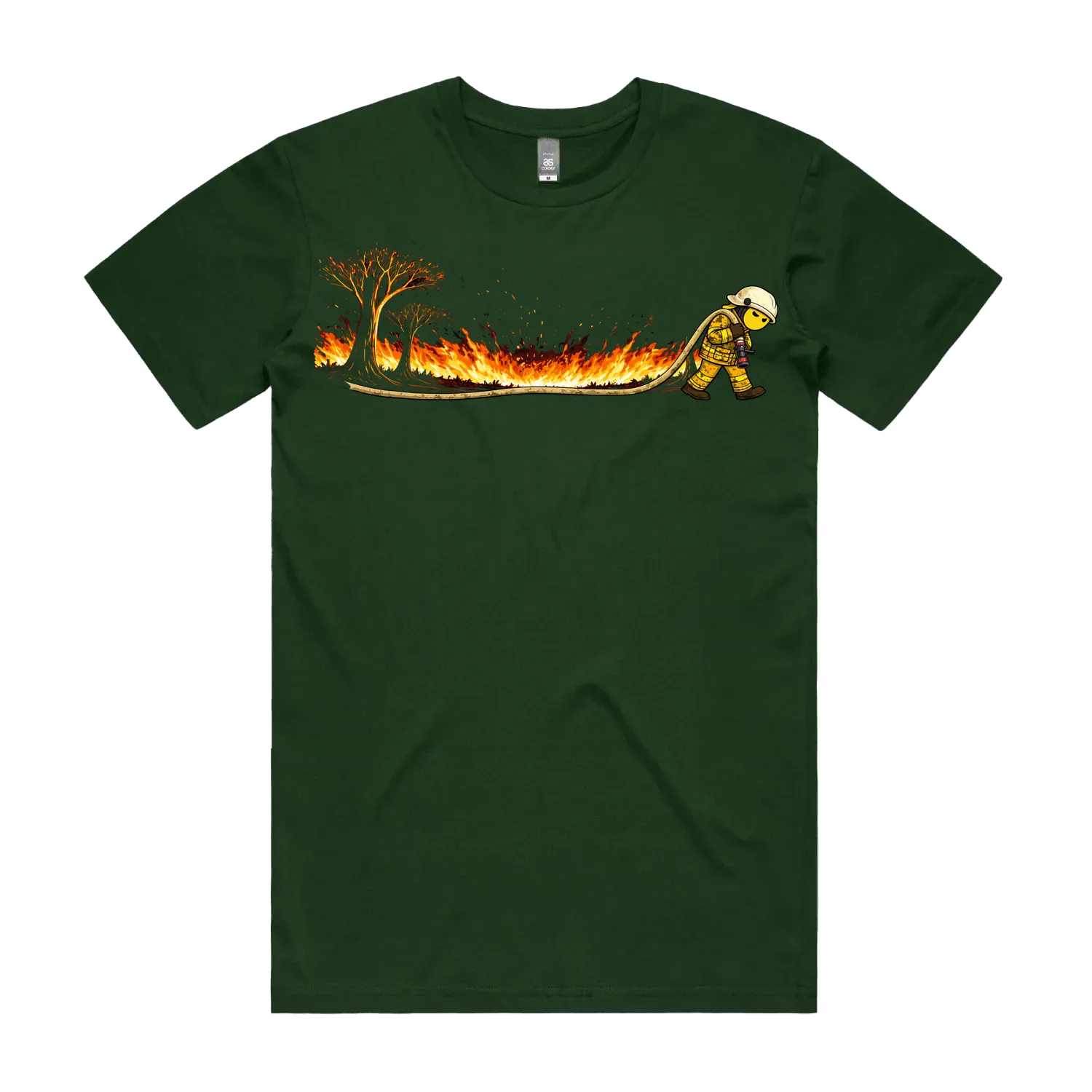 Forest Green front flat lay