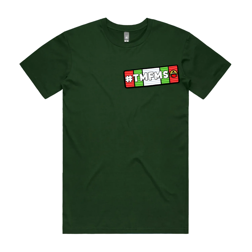 Forest Green front flat lay