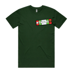 Forest Green front flat lay