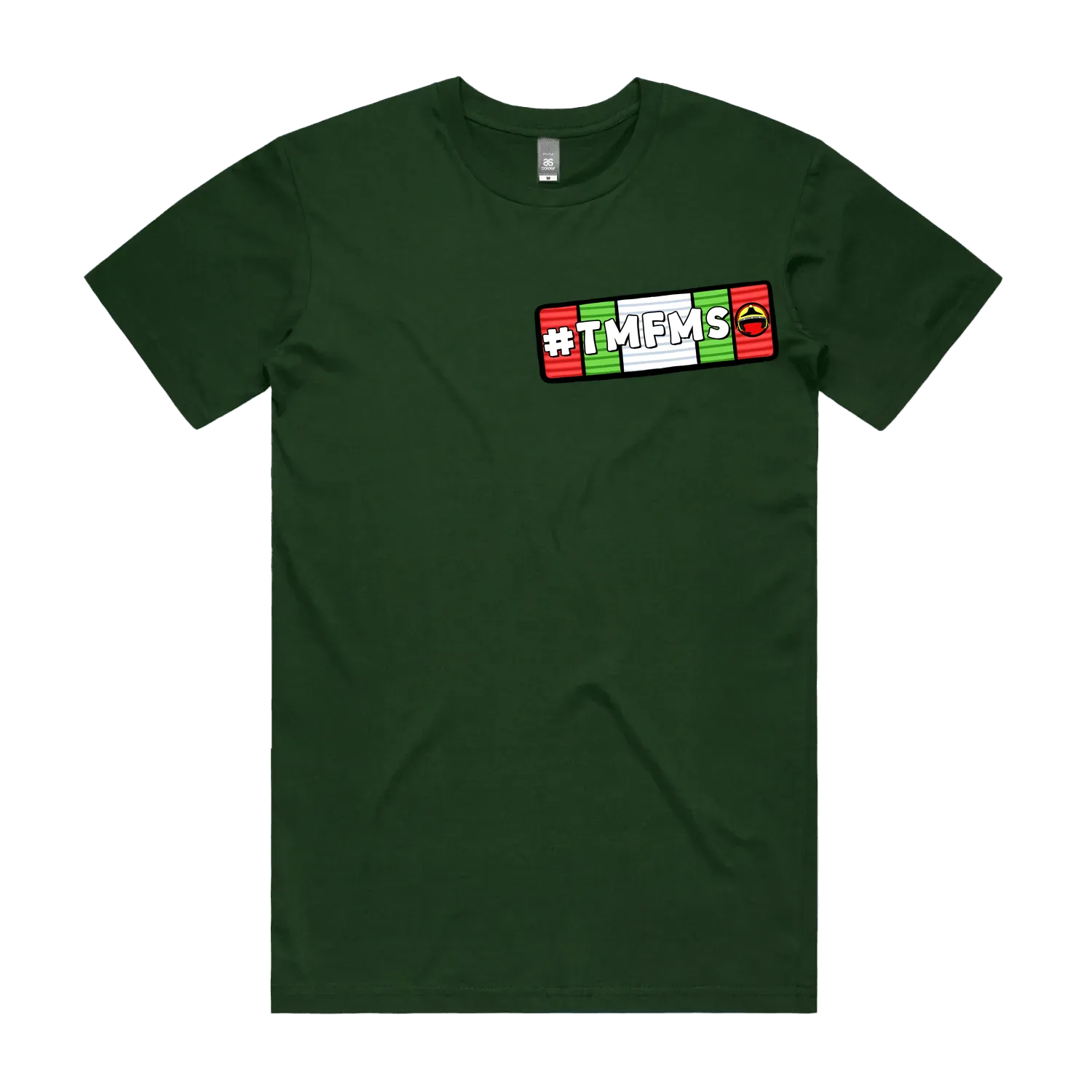Forest Green front flat lay