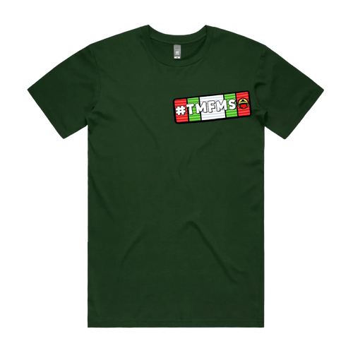 Forest Green front flat lay