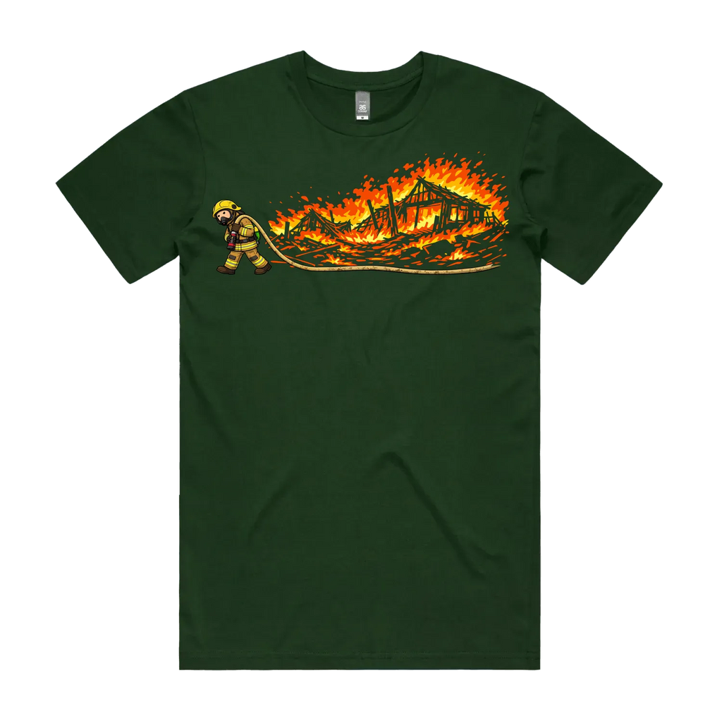 Forest Green front flat lay