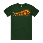 Forest Green front flat lay