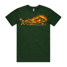 Forest Green front flat lay