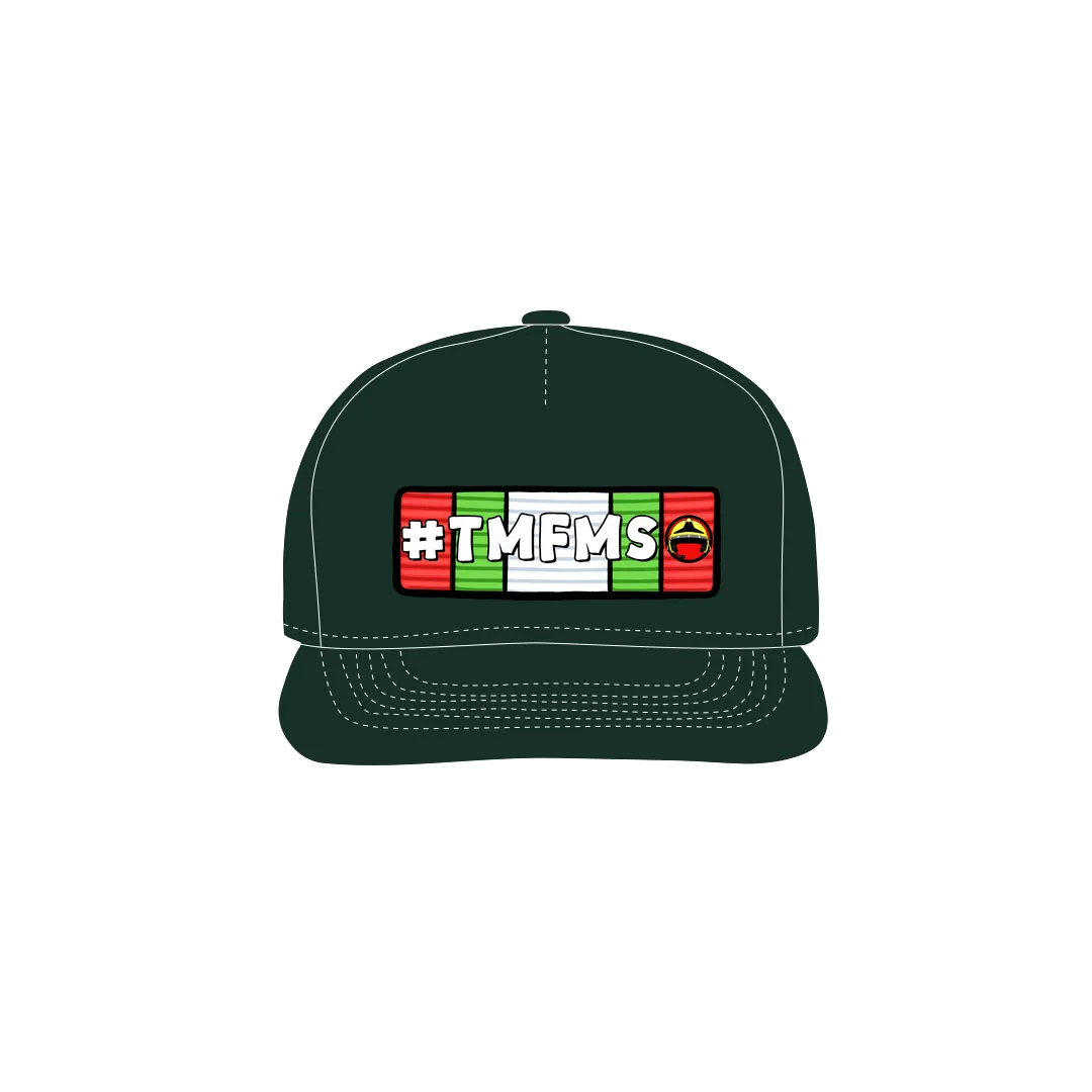 Forest Green front flat lay