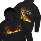 Mopping up and Blacking Out Double Sided Hoodie